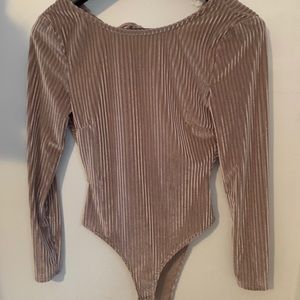 Charlotte Russe Corduroy Bodysuit.